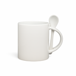 JARRO RECTO CON CUCHARA FONDO DE COLOR Y ASA BLANCO