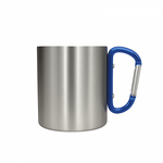 JARRO METÁLICO DE ALUMINIO SUBLIMABLE CON LLAVERO DE COLORES 220ML