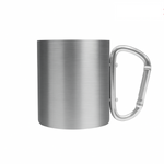 JARRO METÁLICO DE ALUMINIO SUBLIMABLE CON LLAVERO DE COLORES 220ML