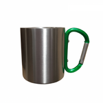 JARRO METÁLICO DE ALUMINIO SUBLIMABLE CON LLAVERO DE COLORES 220ML