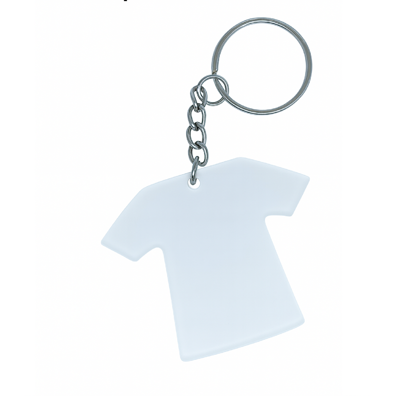 LLAVERO ACRÍLICO TIPO CAMISETA SET X 12