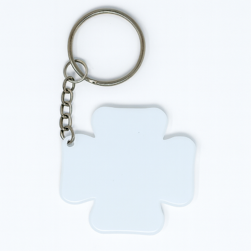 LLAVERO ACRÍLICO TIPO TREBOL SET X 12