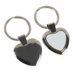 LLAVERO SUBLIMABLE CORAZÓN METÁLICO
