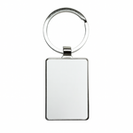 LLAVERO METÁLICO SUBLIMABLE RECTANGULAR 3 x4 CM