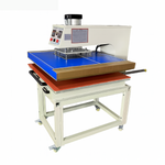 SUBLIMADORA PLANCHA 80*100 BANDEJA DESLIZABLE NEUMATICA AZUL 220V