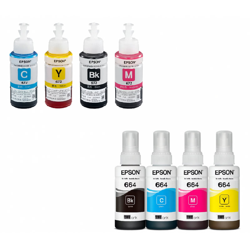 TINTA ORIGINAL EPSON 70 ML 664 - 672