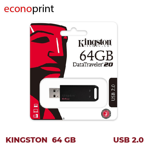 PEN DRIVE KINGSTON DT20 64GB USB2.0