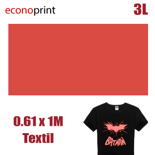 Vinil Textil Rojo Matte 3L